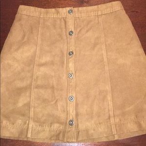 Hollister Brown Skirt